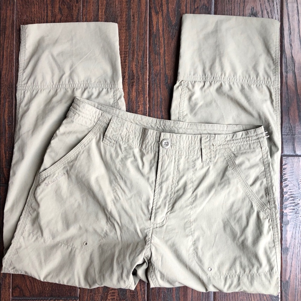 Colombia Titanum Olive/Green Capri Pants - Picture 2 of 14